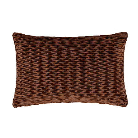 Queen Street Toulhouse Ripple Throw Pillow Cover In Brown