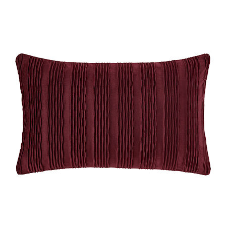 Queen Street Toulhouse Wave Throw Pillow Cover In Red