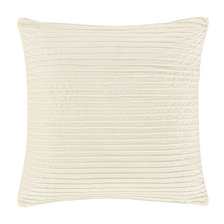 Queen Street Toulhouse Straight Throw Pillow Cover In White