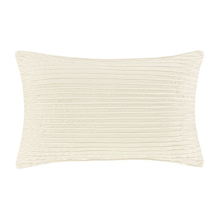 Queen Street Toulhouse Straight Throw Pillow Cover In White