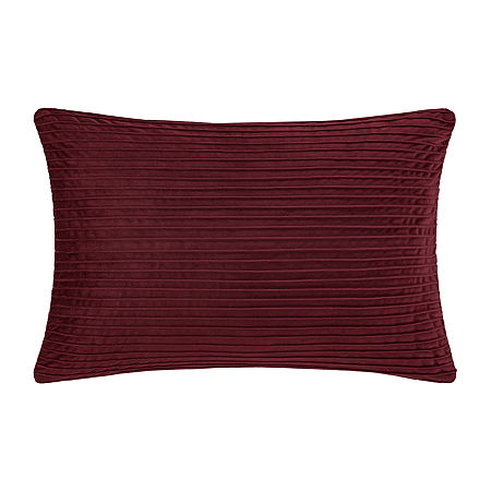 Queen Street Toulhouse Straight Throw Pillow Cover In Red