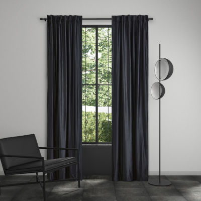 Queen Street Valletta Rod Pocket Energy Saving Light-Filtering Set of 2 Curtain Panel