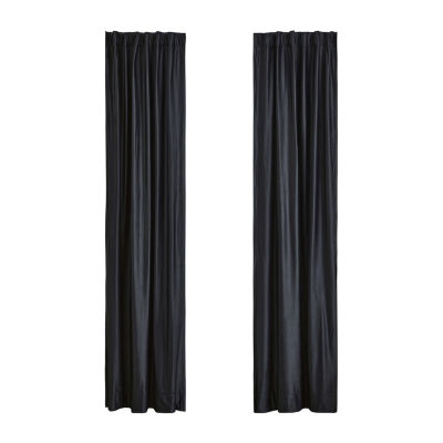 Queen Street Valletta Energy Saving Light-Filtering Rod Pocket Set of 2 Curtain Panel