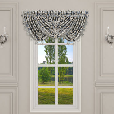 Queen Street Sondra Rod Pocket Waterfall Valances