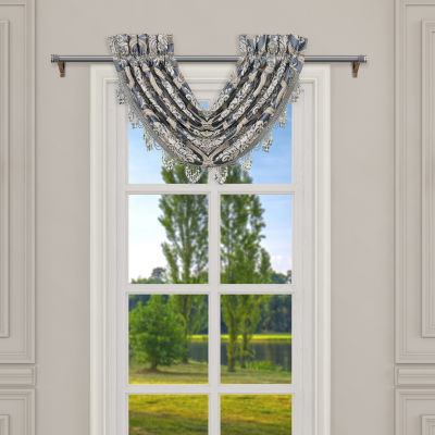 Queen Street Sondra Rod Pocket Waterfall Valance