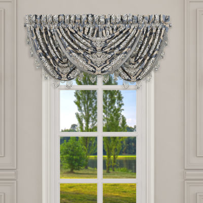 Queen Street Sondra Rod Pocket Waterfall Valance