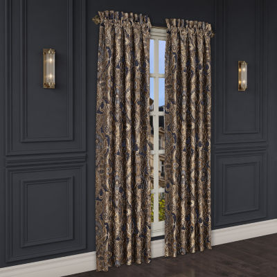 Queen Street Amber Rod Pocket Energy Saving Light-Filtering Set of 2 Curtain Panels