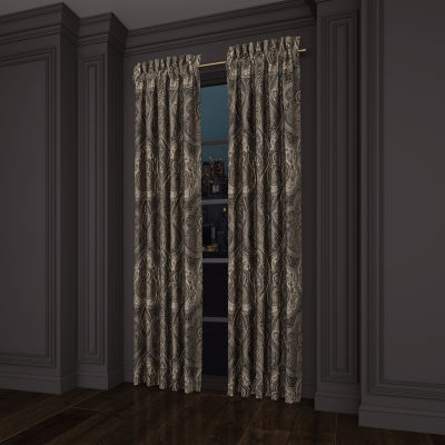 Queen Street Camina Rod Pocket Energy Saving Light-Filtering Set of 2 Curtain Panels