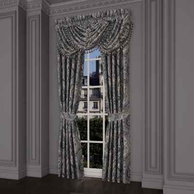 Five Queens Court Dalton Rod Pocket Waterfall Valance