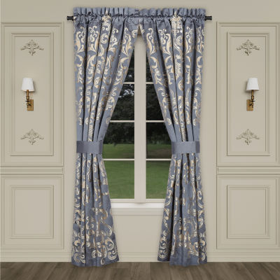 Queen Street Del Toro Energy Saving Light-Filtering Rod Pocket Set of 2 Curtain Panel