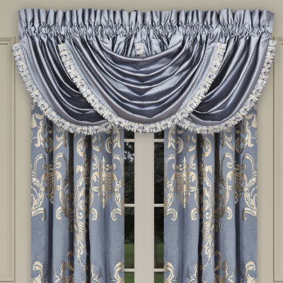 Queen Street Del Toro Rod Pocket Waterfall Valance