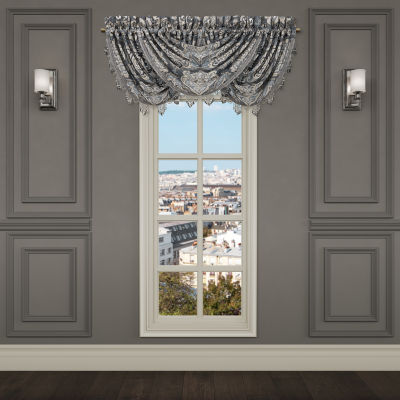 Queen Street Ashley Rod Pocket Waterfall Valance