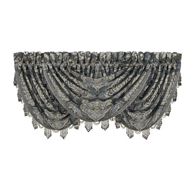 Queen Street Ashley Rod Pocket Waterfall Valance