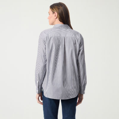 Gloria Vanderbilt Amanda Womens Long Sleeve Dress Shirt