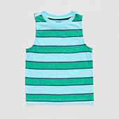 Okie Dokie Toddler & Little Boys Crew Neck Tank Top