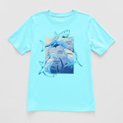 Thereabouts Little & Big Kid Boys Crew Neck Short Sleeve Regular Fit Graphic T-Shirt