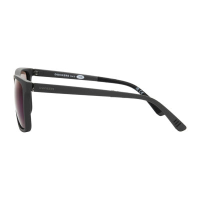 Dockers Mens UV Protection Square Sunglasses