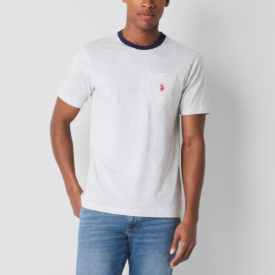 U.S. Polo Assn. Stretch Mens Crew Neck Short Sleeve T-Shirt