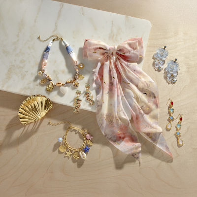 Bijoux Bar Womens 18 1/2 Inch Statement Necklace