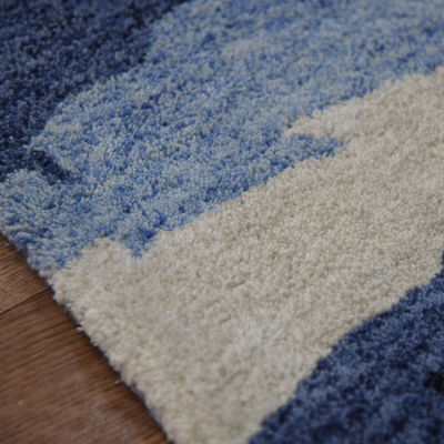 Amer Rugs Abriella Yuna Camouflage Hand Tufted Indoor Rectangular Accent Rug