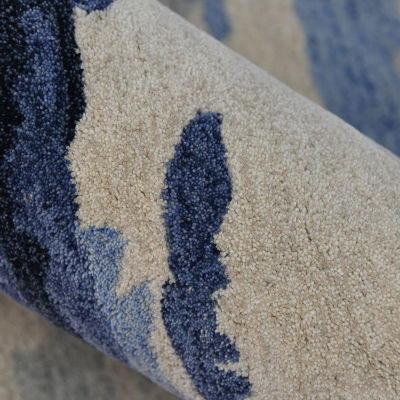 Amer Rugs Abriella Yuna Camouflage Hand Tufted Indoor Rectangular Accent Rug