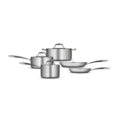 Tramontina Gourmet Tri-Ply Clad 18/10 Stainless Steel -pc. Induction-Ready Cookware Set