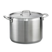 T-Fal® 12-qt. Stock Pot A9228014, Color: Black - JCPenney