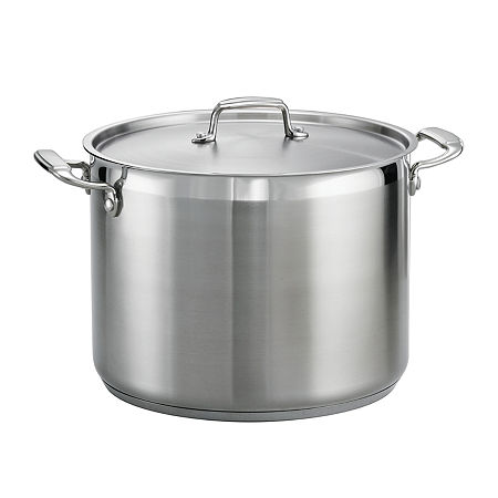 Tramontina Gourmet 16-qt. Tri-Ply Covered Stock Pot, One Size, Gray