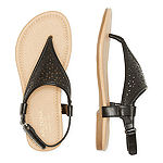 Arizona Girls Cameron Ii Adjustable Strap Flat Sandals