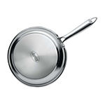 Gotham Steel Stainless Steel 10" Fry Pan with Stay Cool Handle