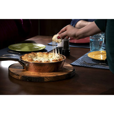 Gotham Steel Hammered Copper 10” Nonstick Fry Pan with Lid