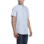 American Threads Mens Classic Fit Short Sleeve Button-Down Shirt