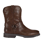 Frye and Co. Mens Otis Stacked Heel Motorcycle Boots