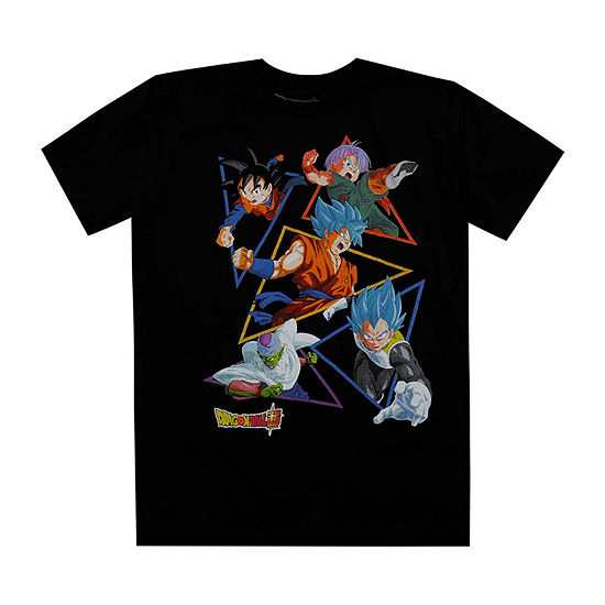 Little & Big Boys Crew Neck Dragon Ball Z Short Sleeve Graphic T-Shirt