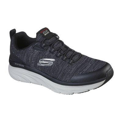 Skechers Mens D'Lux Walker Pensive Slip-On Walking Shoes, Color: Black ...