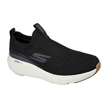 Skechers Run Mens Shoes Wide Color: Black White - JCPenney