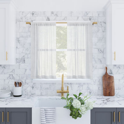 Archaeo Akari 2-pc. Rod Pocket Window Tier