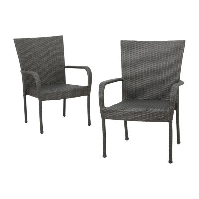 Club 2pc. Patio Accent Chair, Color Gray JCPenney