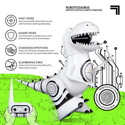 Sharper Image Toy RC Robotic Robotosaur Trainable