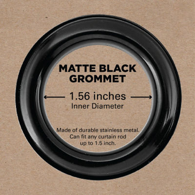 Umbra Dagen Grommet Top Sheer Single Curtain Panel