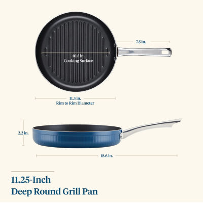 Farberware Style 11.25" Non-Stick Deep Grill Pan