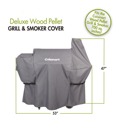 Cuisinart Outdoors 700 Sq. Inch Deluxe Pellet Grill Cover Smokers