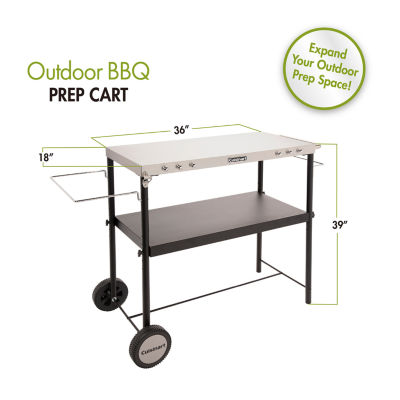 Cuisinart Outdoor Bbq Prep Cart Grill Set