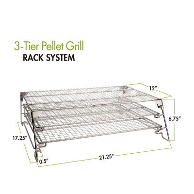 Cuisinart 3 Tier Pellet Rack System Grill Set