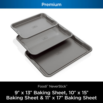 Ninja Foodi Neverstick 3-pc. Baking Sheeet Set