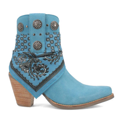 Dingo Womens Bandida Block Heel Cowboy Boots