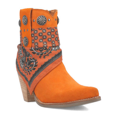 Dingo Womens Bandida Block Heel Cowboy Boots
