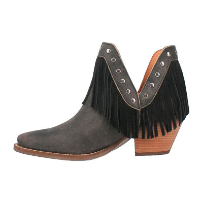 Dingo Womens Fine N' Dandyie Stacked Heel Cowboy Boots