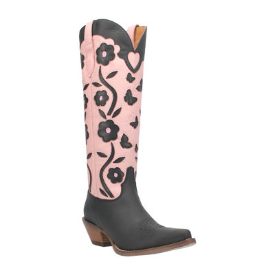 Dingo Womens Goodness Gracious Stacked Heel Cowboy Boots