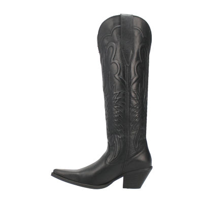 Dingo Womens Raisin Kane Stacked Heel Cowboy Boots